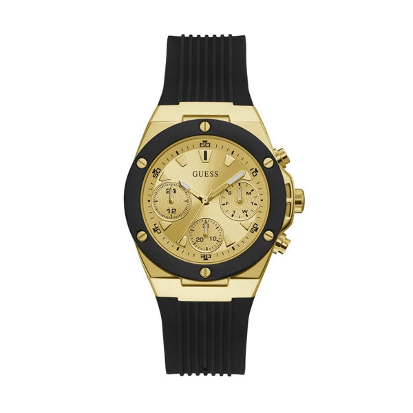 Guess Ladies Black Gold Tone vorderansicht