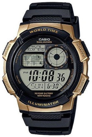 CASIO Mod. WORLD TIME ILLUMINATOR - 5 Alarms, 10 Year battery Uhren, Schmuck und Accessoires günstig online kaufen