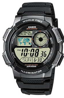 CASIO Mod. WORLD TIME ILLUMINATOR - 5 Alarms, 10 Year battery Uhren, Schmuck und Accessoires günstig online kaufen