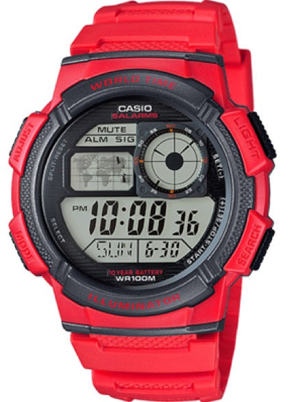 CASIO Mod. WORLD TIME ILLUMINATOR - 5 Alarms, 10 Year battery Uhren, Schmuck und Accessoires günstig online kaufen