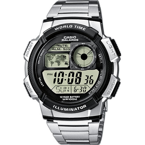 CASIO Mod. WORLD TIME ILLUMINATOR - 5 Alarms, 10 Year battery Uhren, Schmuck und Accessoires günstig online kaufen
