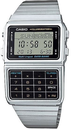 CASIO DATABANK CALCULATOR STEEL Uhren, Schmuck und Accessoires günstig online kaufen