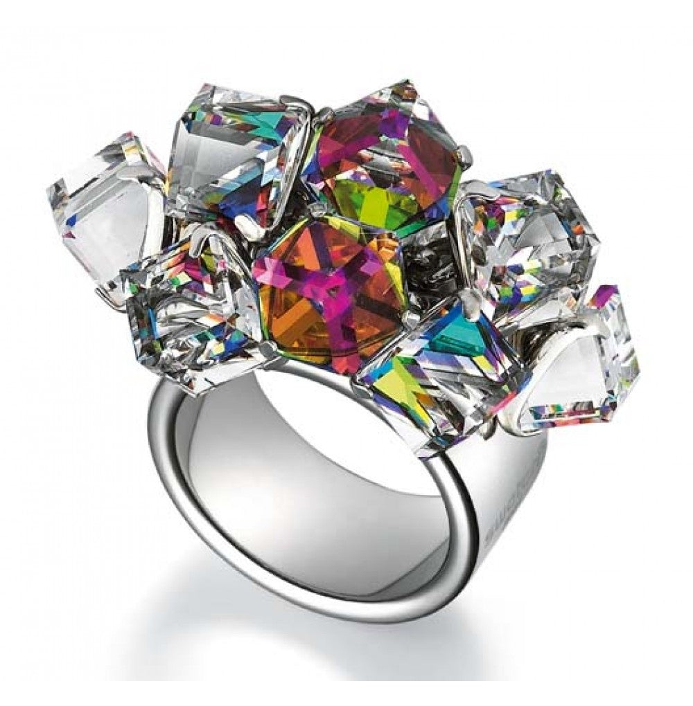 SWATCH BIJOUX JEWELRY Modell LOVE EXPLOSION RING.SS.CRYSTAL CUBES.S-8 | Schmuck