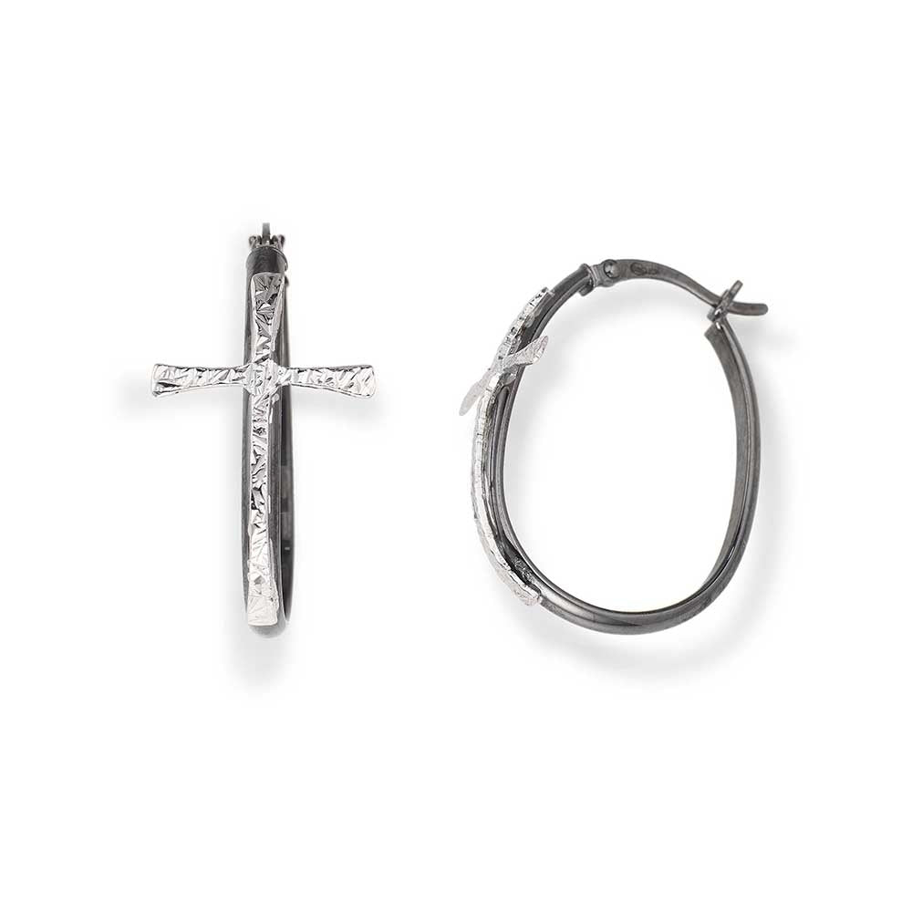 AMEN Modell CERCHIO CROCE ARGENTO BLACK | Schmuck